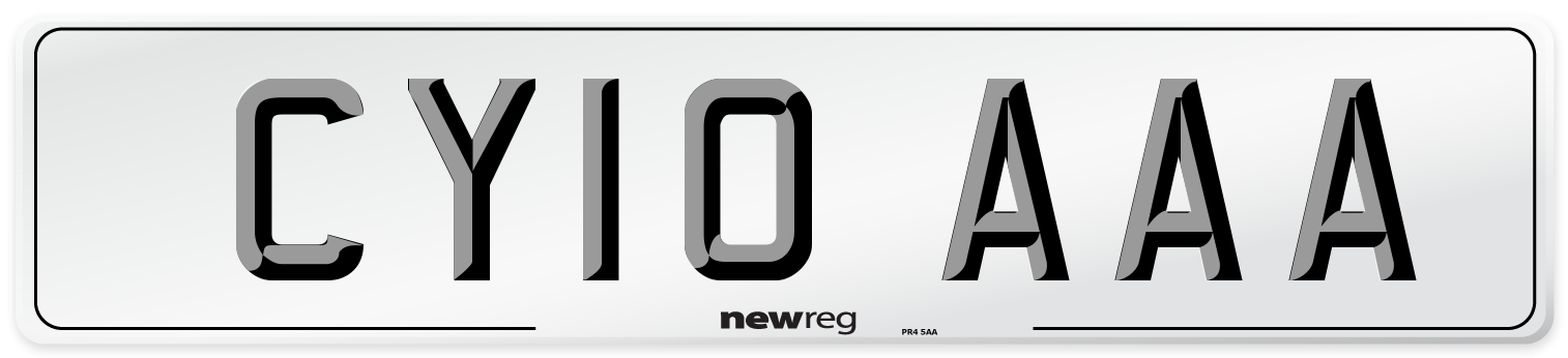 CY10 AAA Number Plate from New Reg